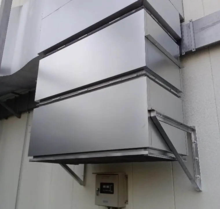 当社サイレンサー設置後の設備